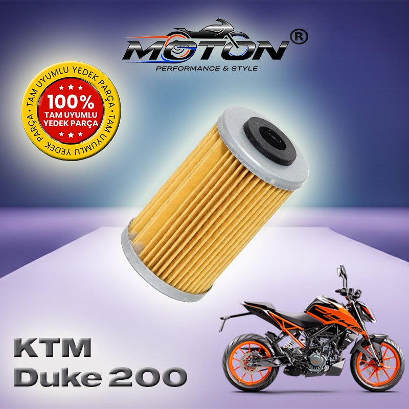 KTM Duke 200 Uyumlu Yağ Filtresi – A Kalite