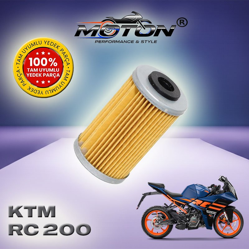 KTM RC 200 Uyumlu Yağ Filtresi – A Kalite