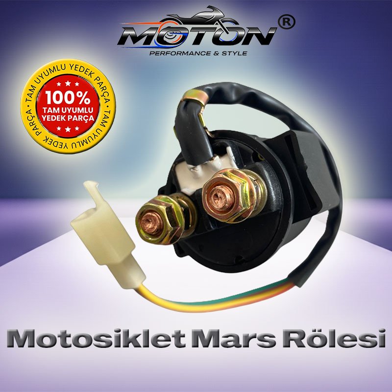 Universal Motosiklet Marş Otomatiği / Marş Rölesi (Soketli 12V)