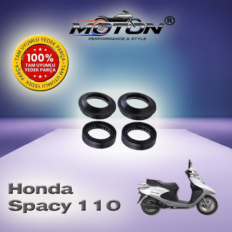 Honda Spacy 110 Ön Amortisör Keçesi 4’lü Takım (Yağ + Toz Keçesi Seti)