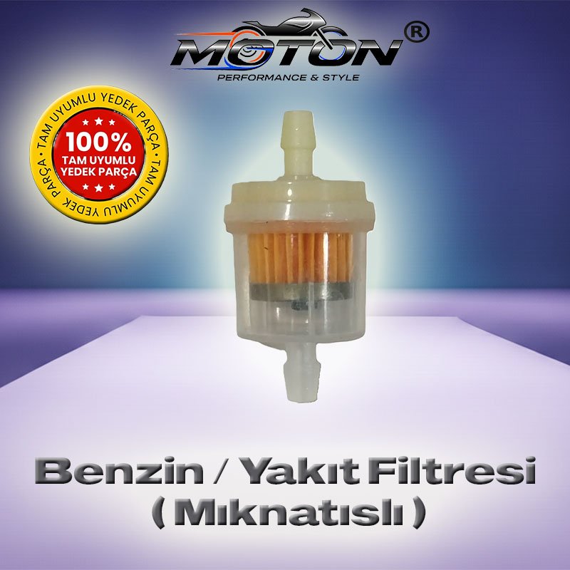 Scooter CG Cup Çim Biçme Jeneratör Uyumlu Benzin / Yakıt Filtresi (Ara Süzgeç)