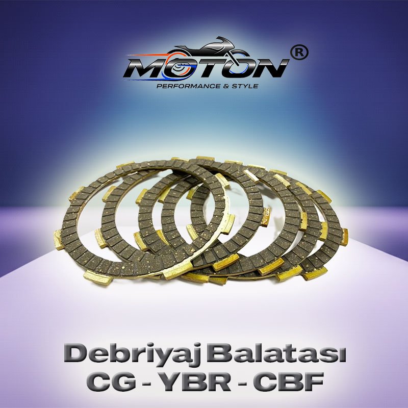 CG / YBR / CBF / 250 Chopper Debriyaj Balatası 5’li Set