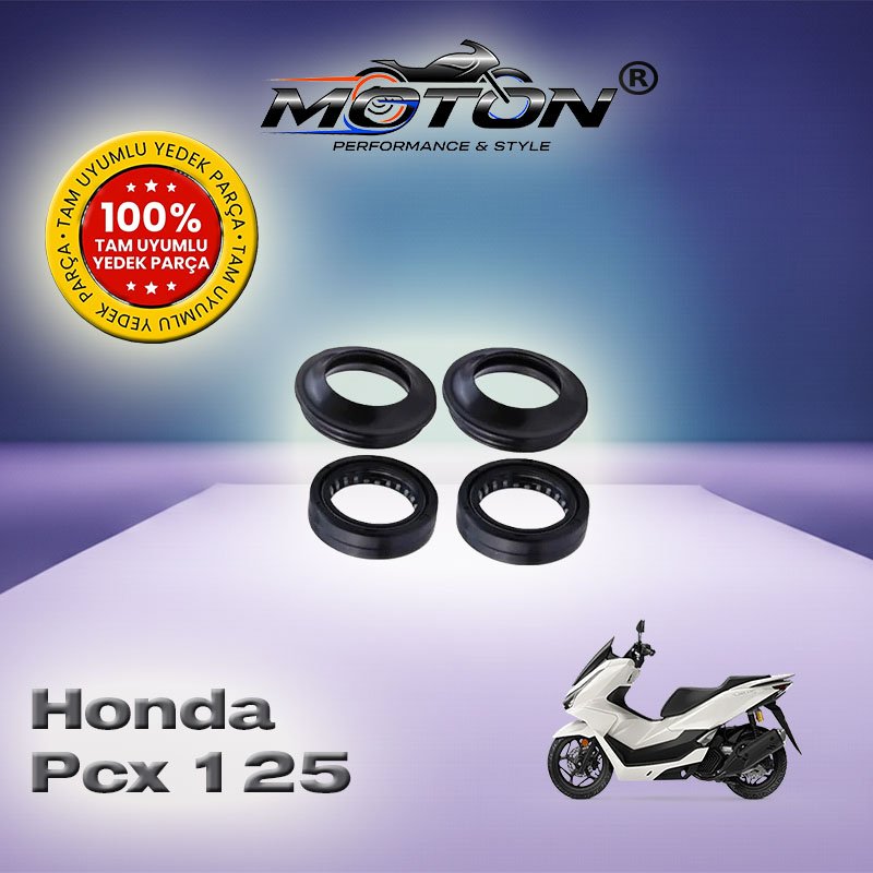 Honda Pcx 125 Ön Amortisör Keçesi 4’lü Takım (Yağ + Toz Keçesi Seti)