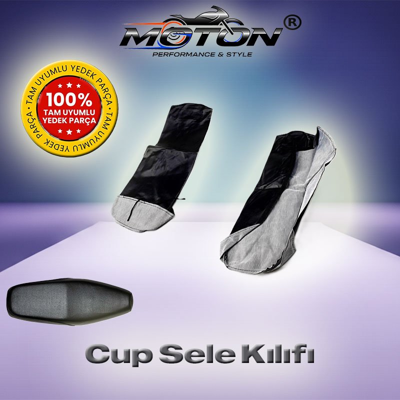 Cup Motosiklet Deri Koltuk Kılıfı
