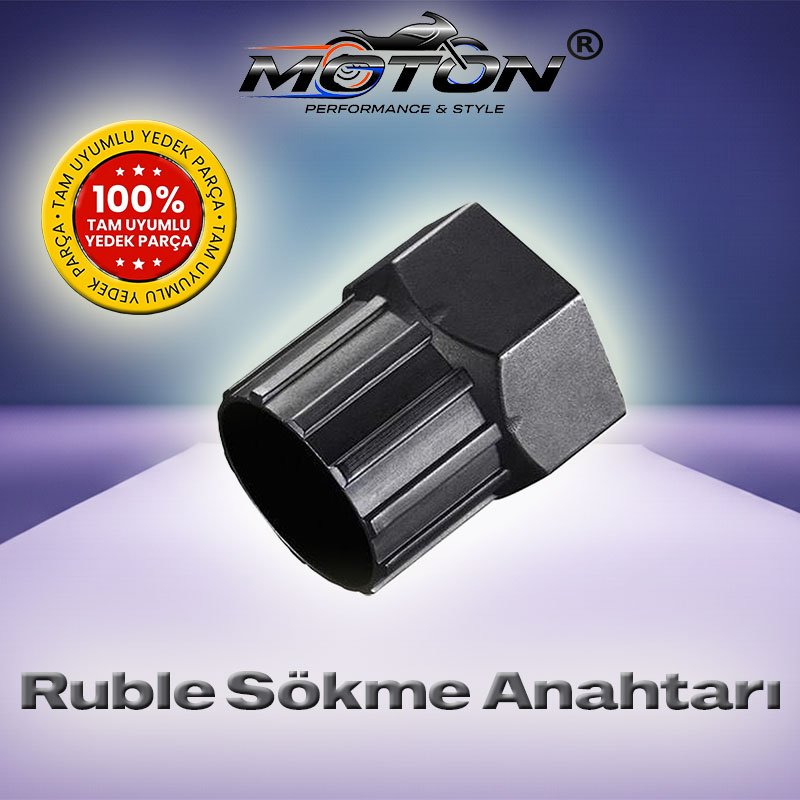 Bisiklet Ruble Sökme Anahtarı – Kaset Ve Vidalı Dişli Uyumlu Lokma Aparatı