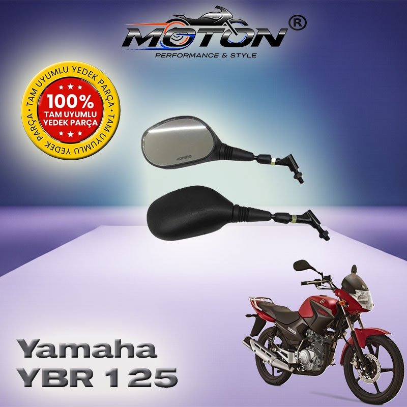 Yamaha YBR 125 Uyumlu 10mm Ayna Takımı (Sağ-Sol Set)