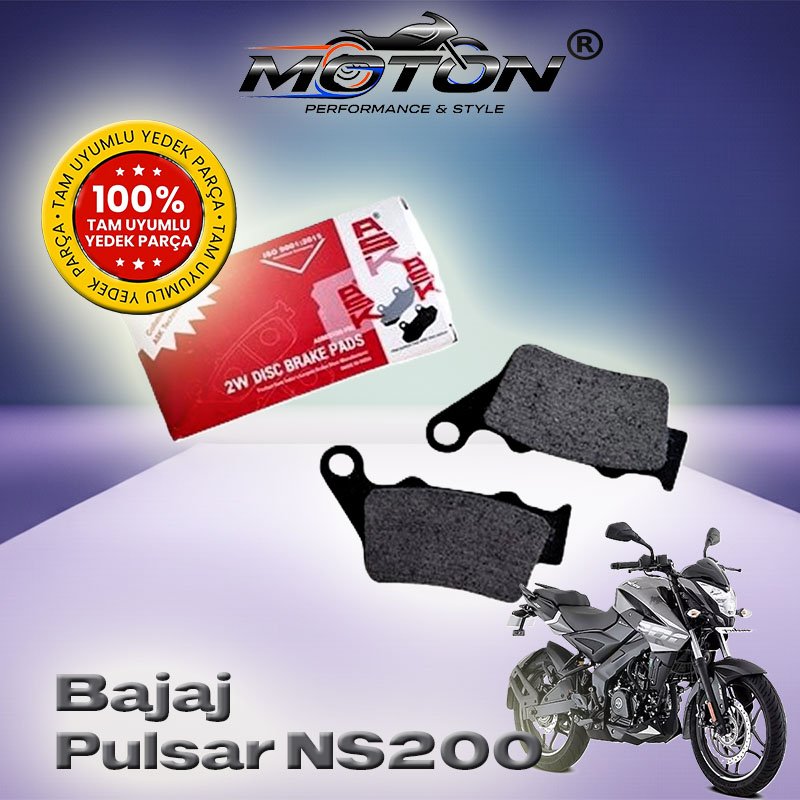 Bajaj Pulsar NS 200 Arka Fren Disk Balatası (ASK)