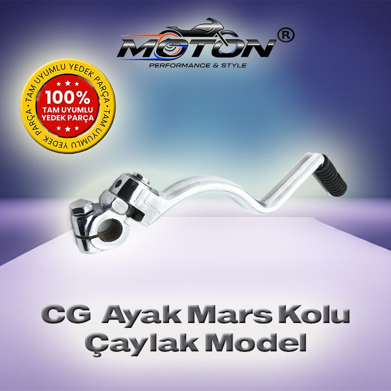 CG Motosiklet Çaylak Model Marş Kolu (Eğri / Kıvrımlı)
