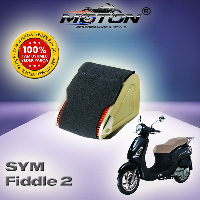 SYM Fiddle 2 125 Scooter Yüksek Performanslı Hava Filtresi